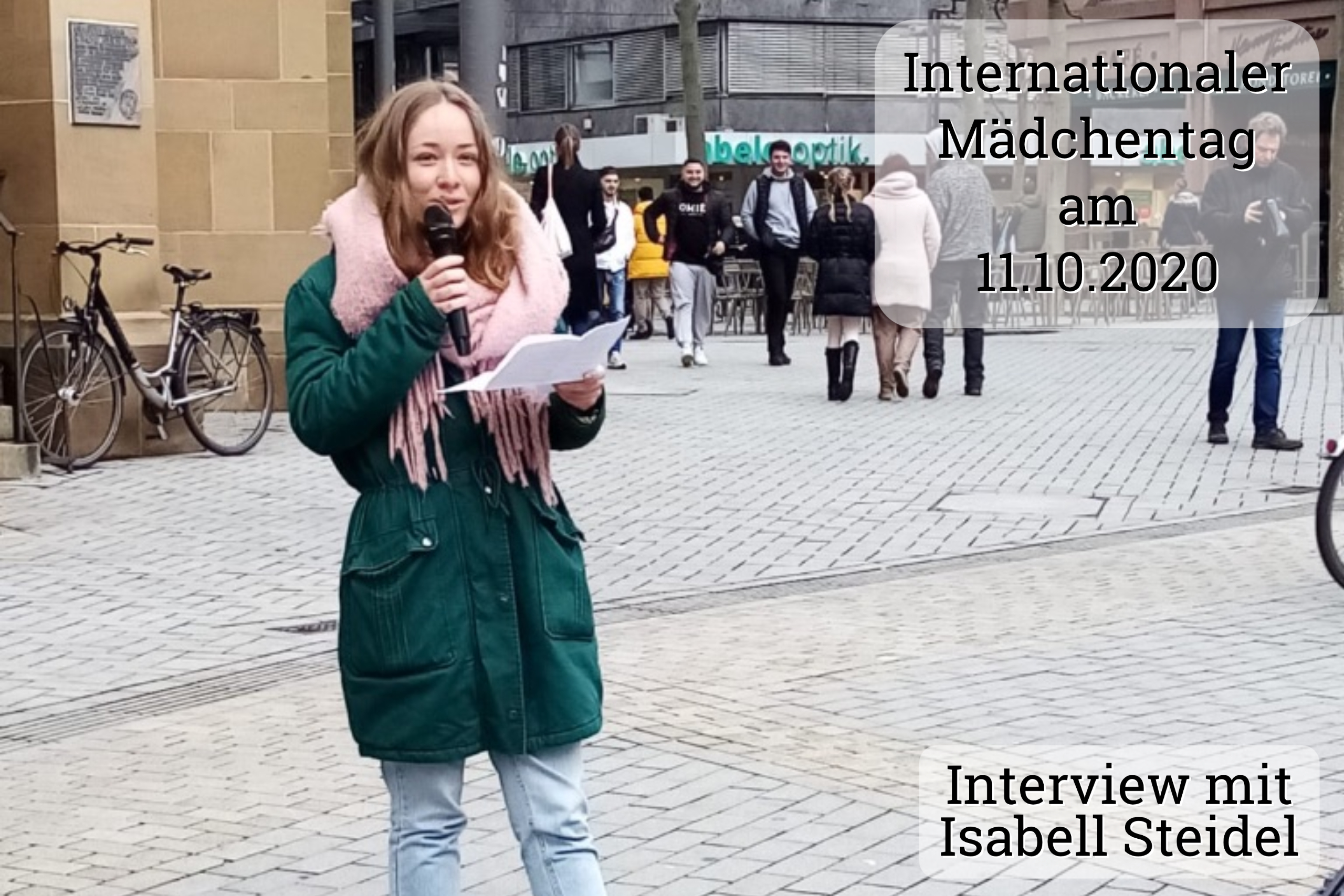 Read more about the article Interview mit Isabell Steidel anlässlich des Internationalen Mädchentags am 11.10.2020